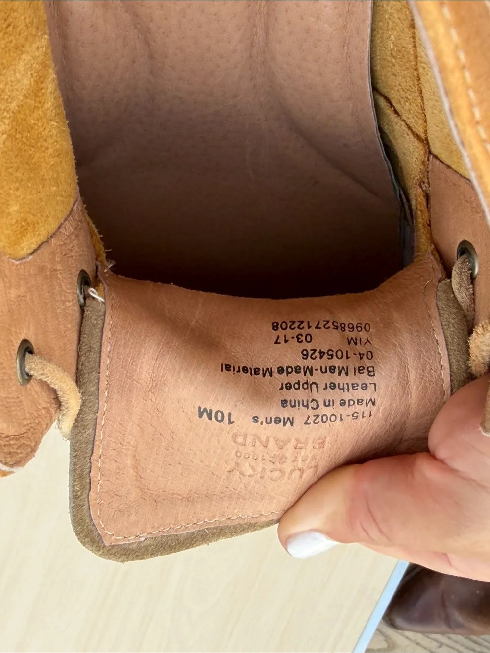 Lucky Brand Rocky Brown Leather Chukka Boots - Lace-Up Casual
